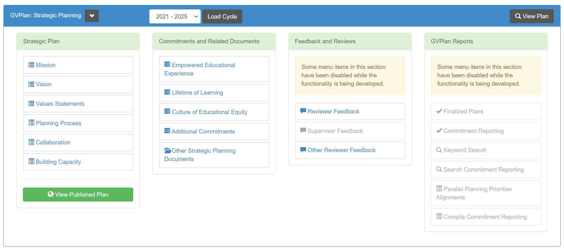 GvPlan in GVAdvance Screenshot
